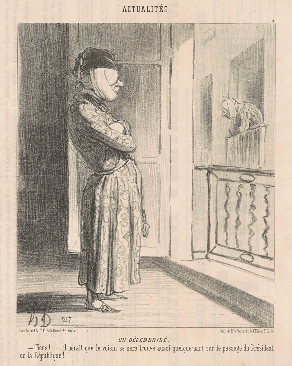 A joulukuu tekijältä Honoré Daumier