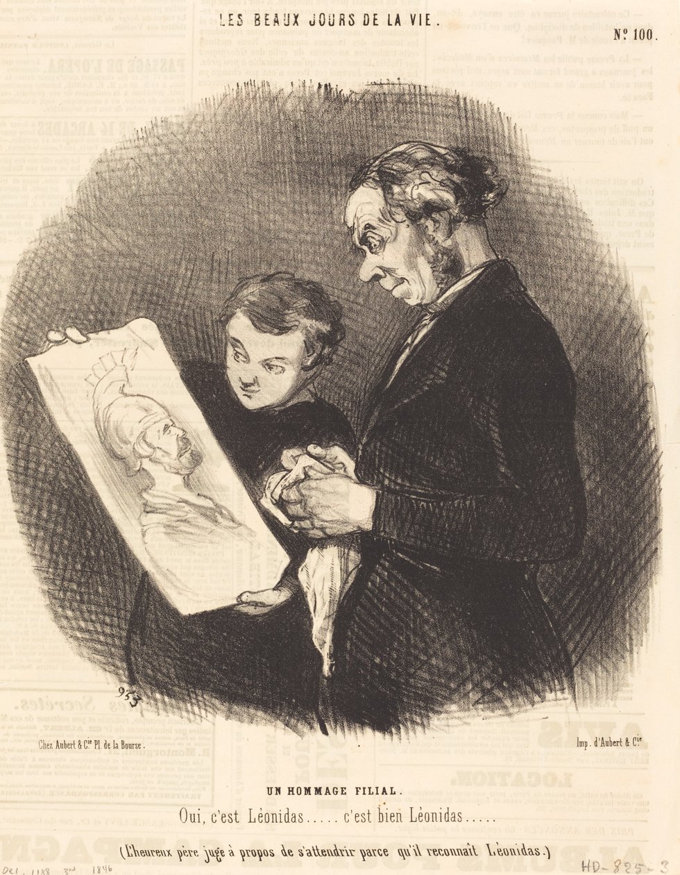 Lapsellinen kunnianosoitus tekijältä Honoré Daumier