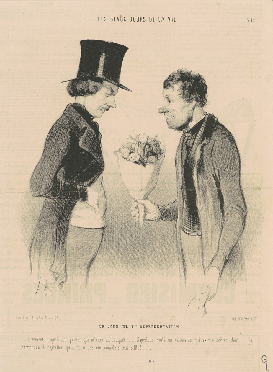Yksi päivä 1. esitys tekijältä Honoré Daumier