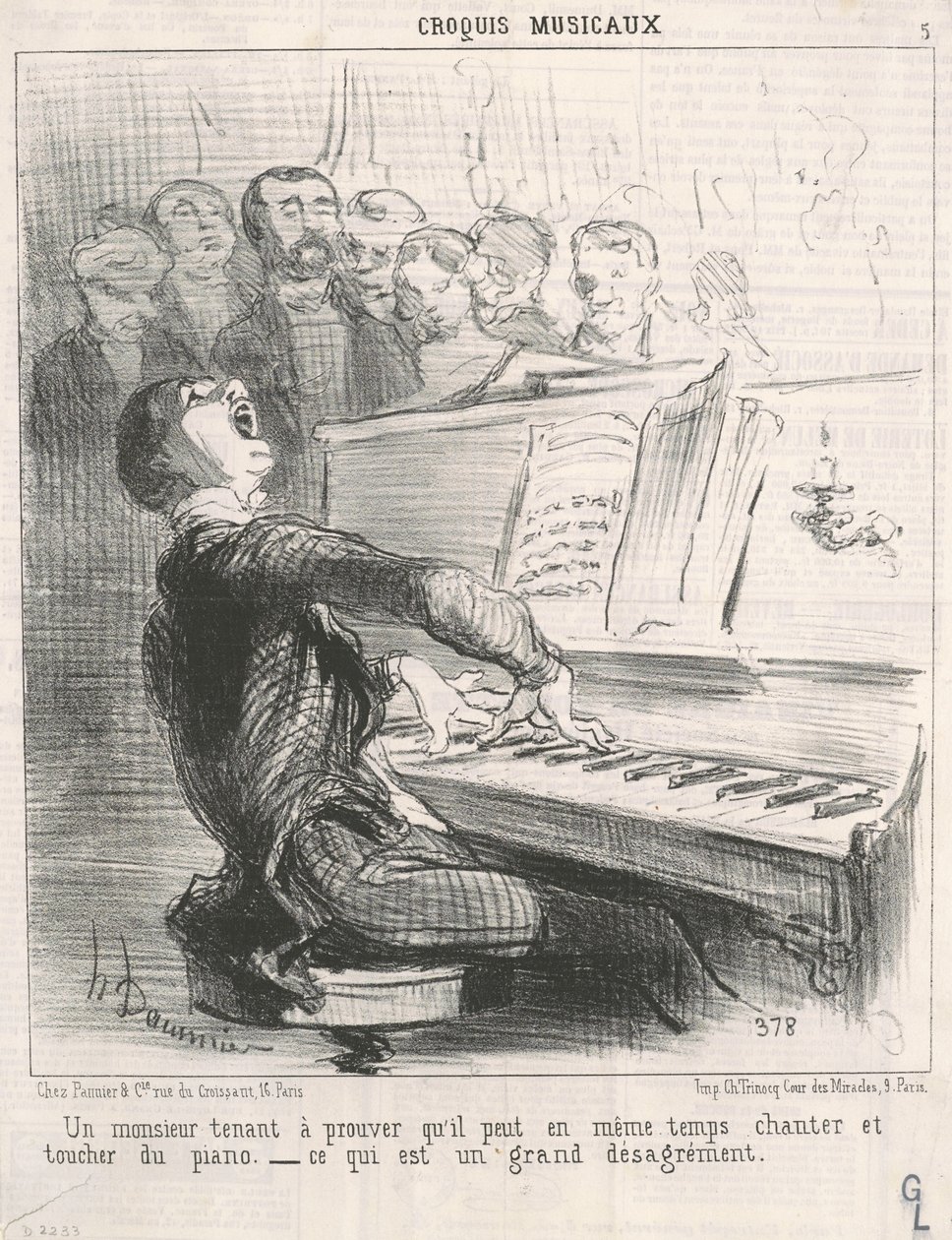 Herrasmies, joka haluaa todistaa pystyvänsä... tekijältä Honoré Daumier