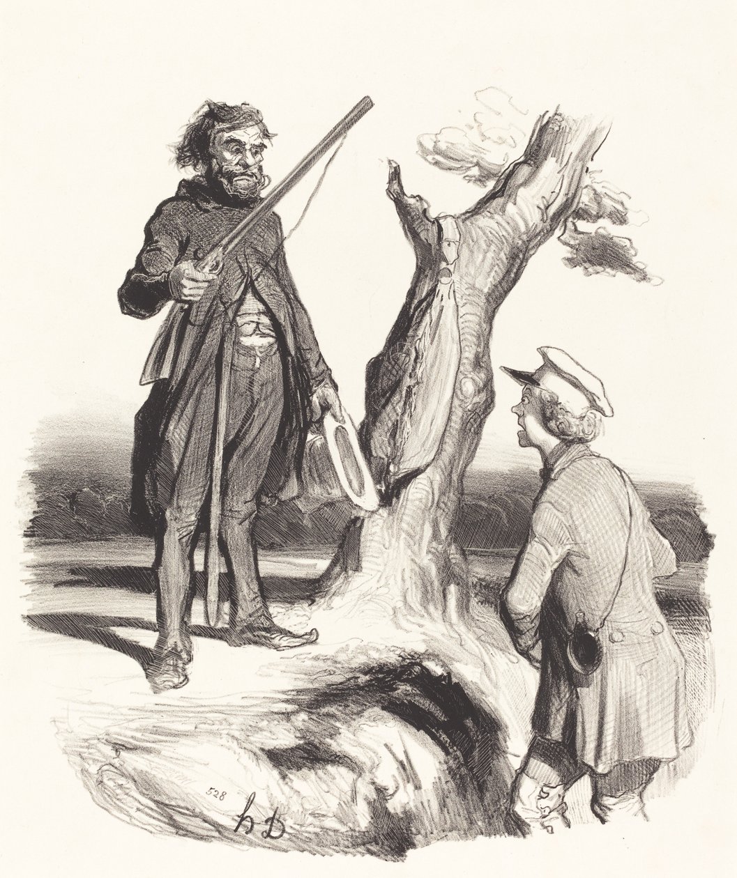 Köyhä isä, joka... tekijältä Honoré Daumier