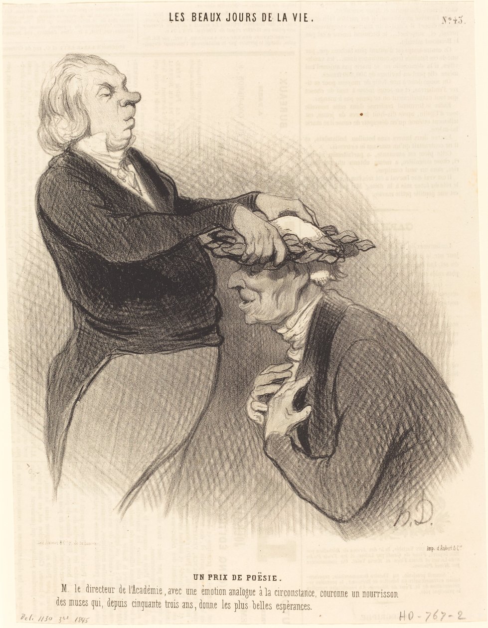 Runopalkinto tekijältä Honoré Daumier