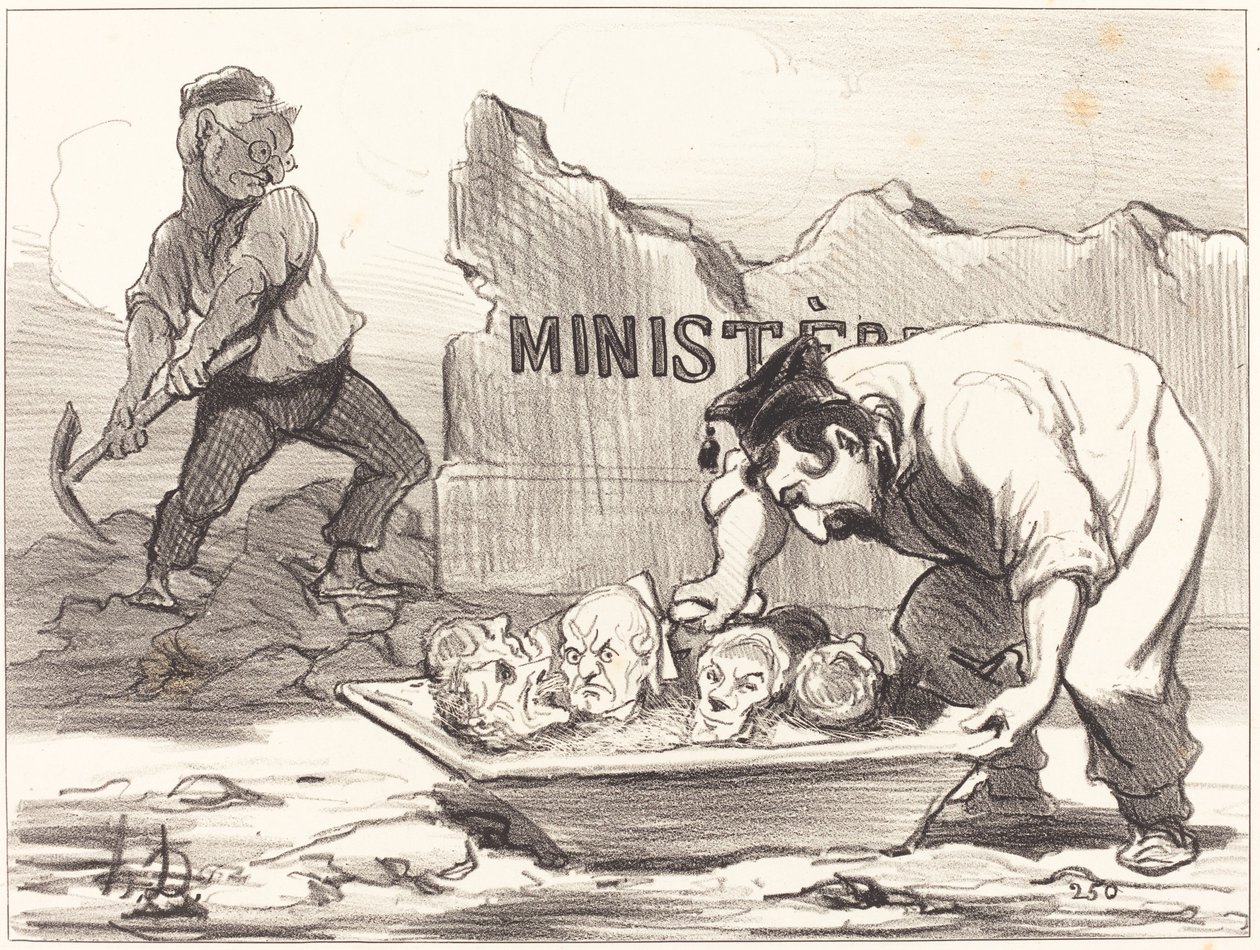 Uudelleenkippaus tekijältä Honoré Daumier