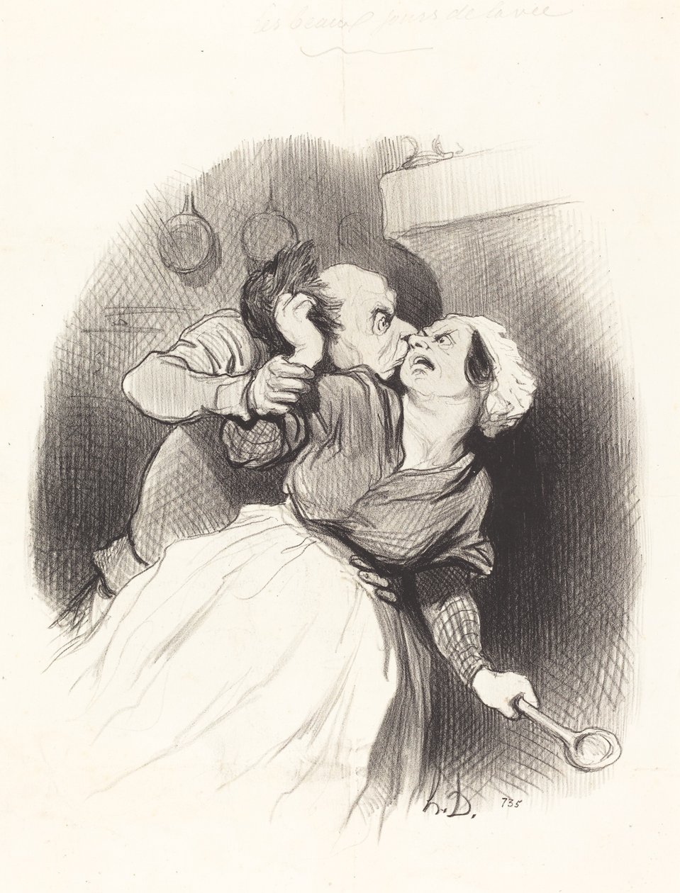 Paluu nuoruuteen tekijältä Honoré Daumier