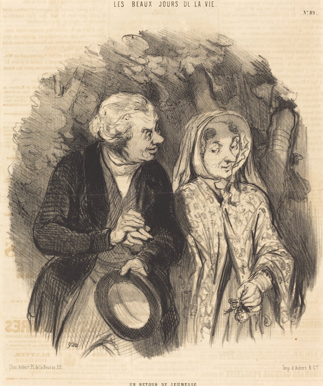 Paluu nuoruuteen tekijältä Honoré Daumier