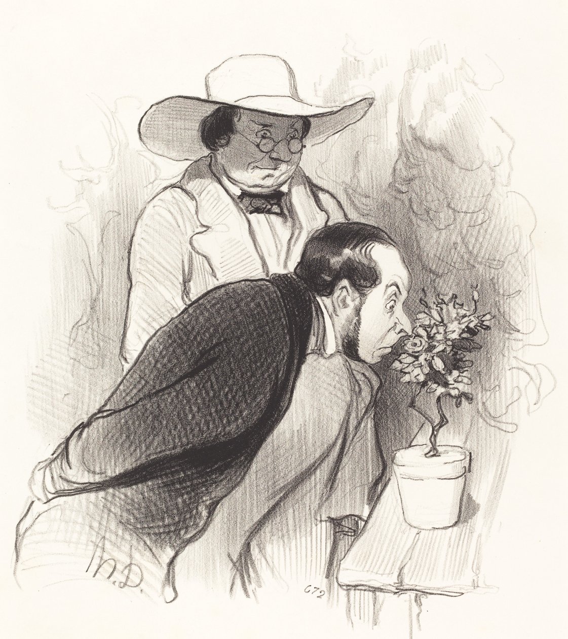 Kasvitieteilijän voitto tekijältä Honoré Daumier