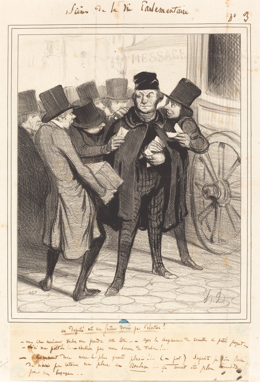 Ilomatka Pariisiin tekijältä Honoré Daumier
