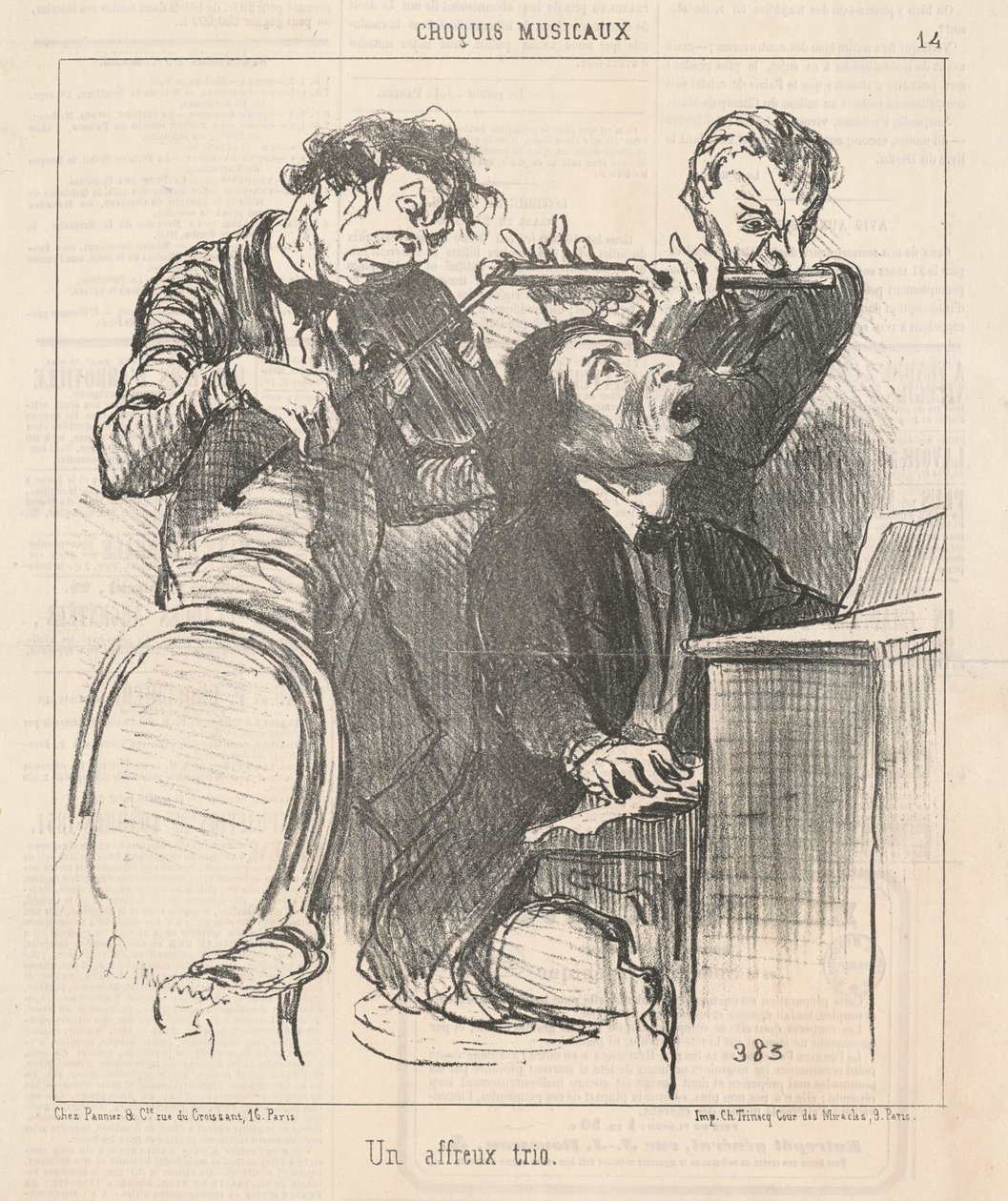 Kamala kolmikko tekijältä Honoré Daumier