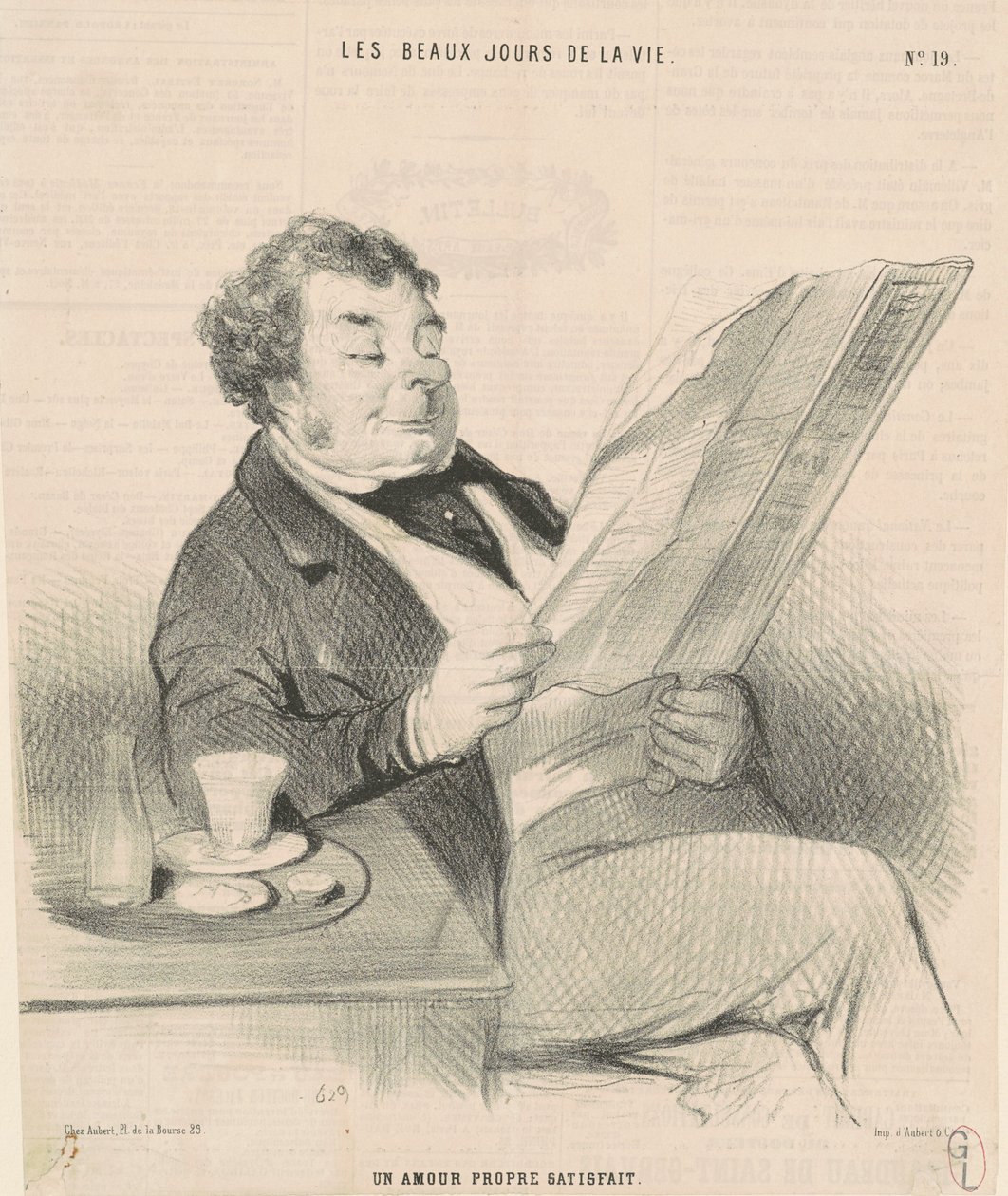 Tyytyväinen itsetunto tekijältä Honoré Daumier