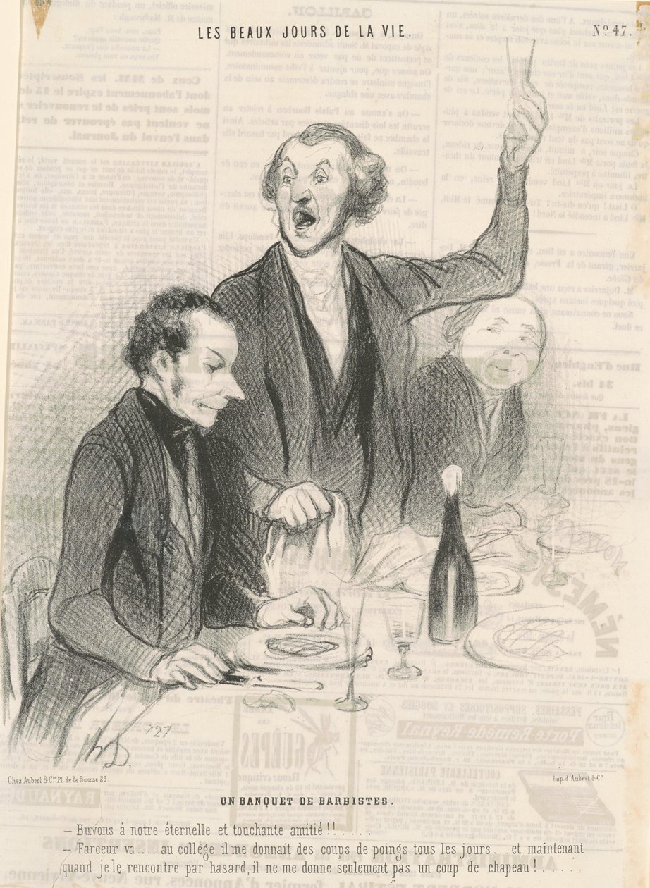 Barbie-juhla tekijältä Honoré Daumier