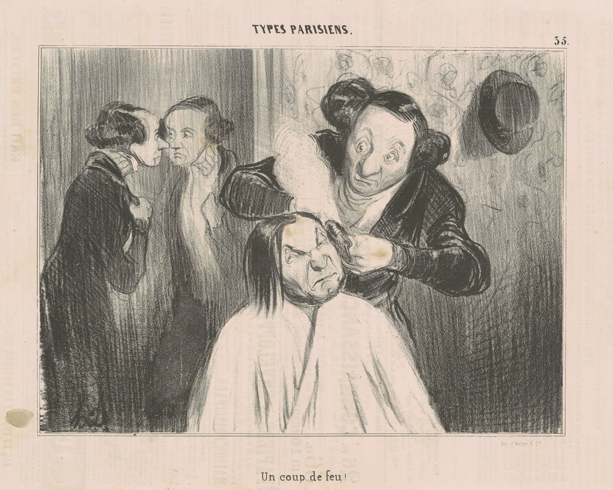 Laukaus! tekijältä Honoré Daumier