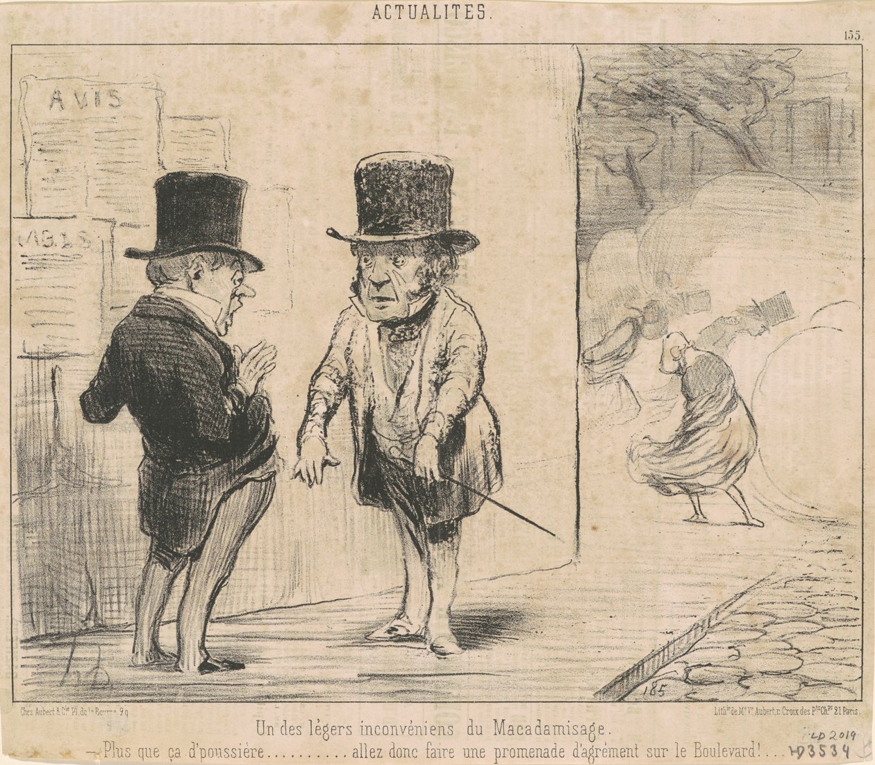Yksi makadamiamisen haitoista... tekijältä Honoré Daumier