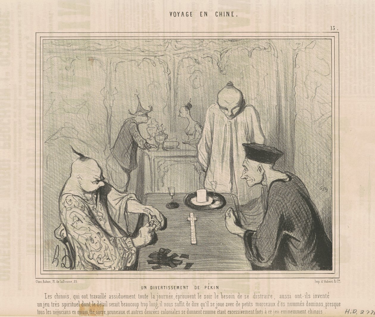 pekingin viihdettä tekijältä Honoré Daumier