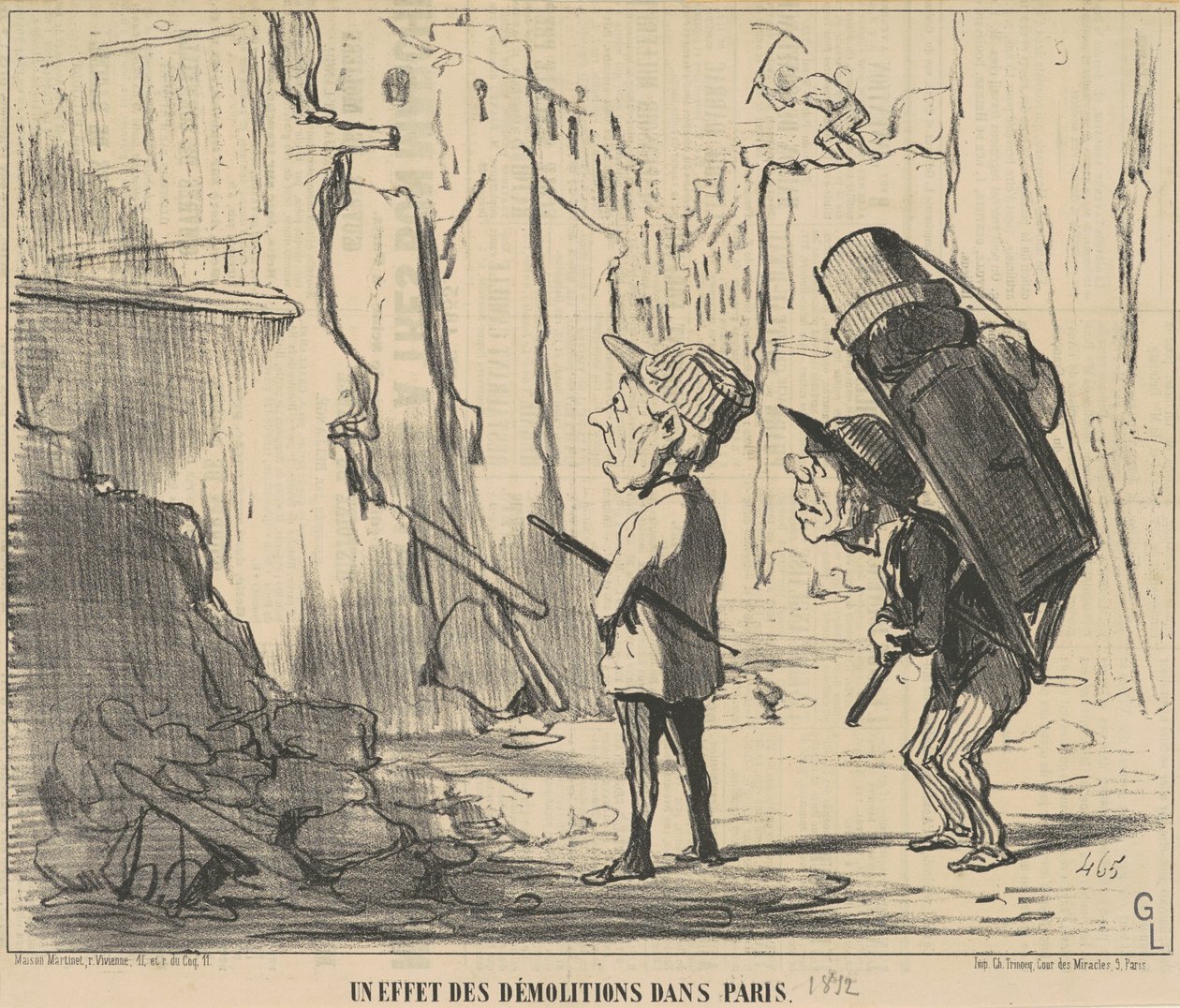 Pariisin purkujen vaikutus tekijältä Honoré Daumier