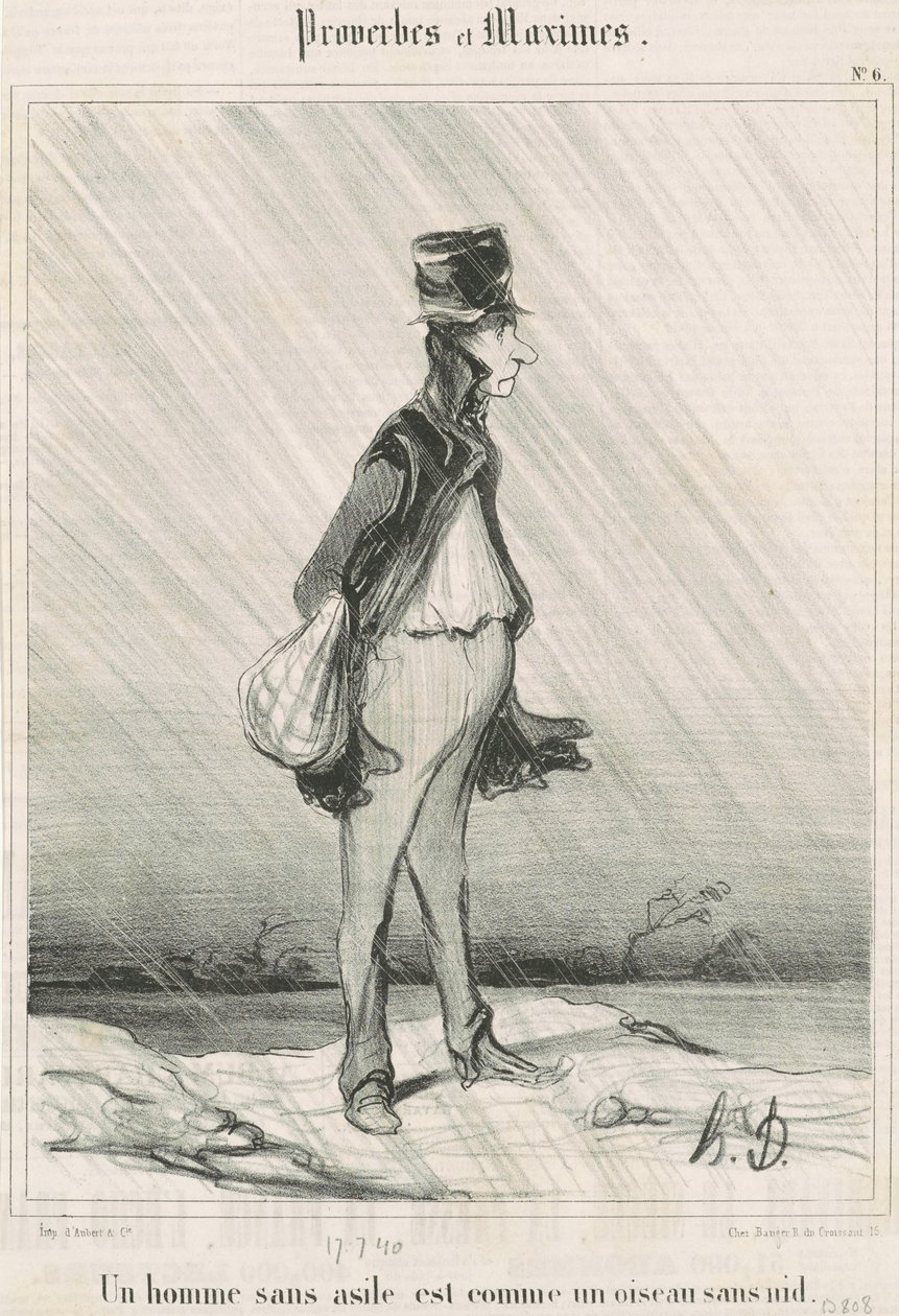 Koditon mies... tekijältä Honoré Daumier