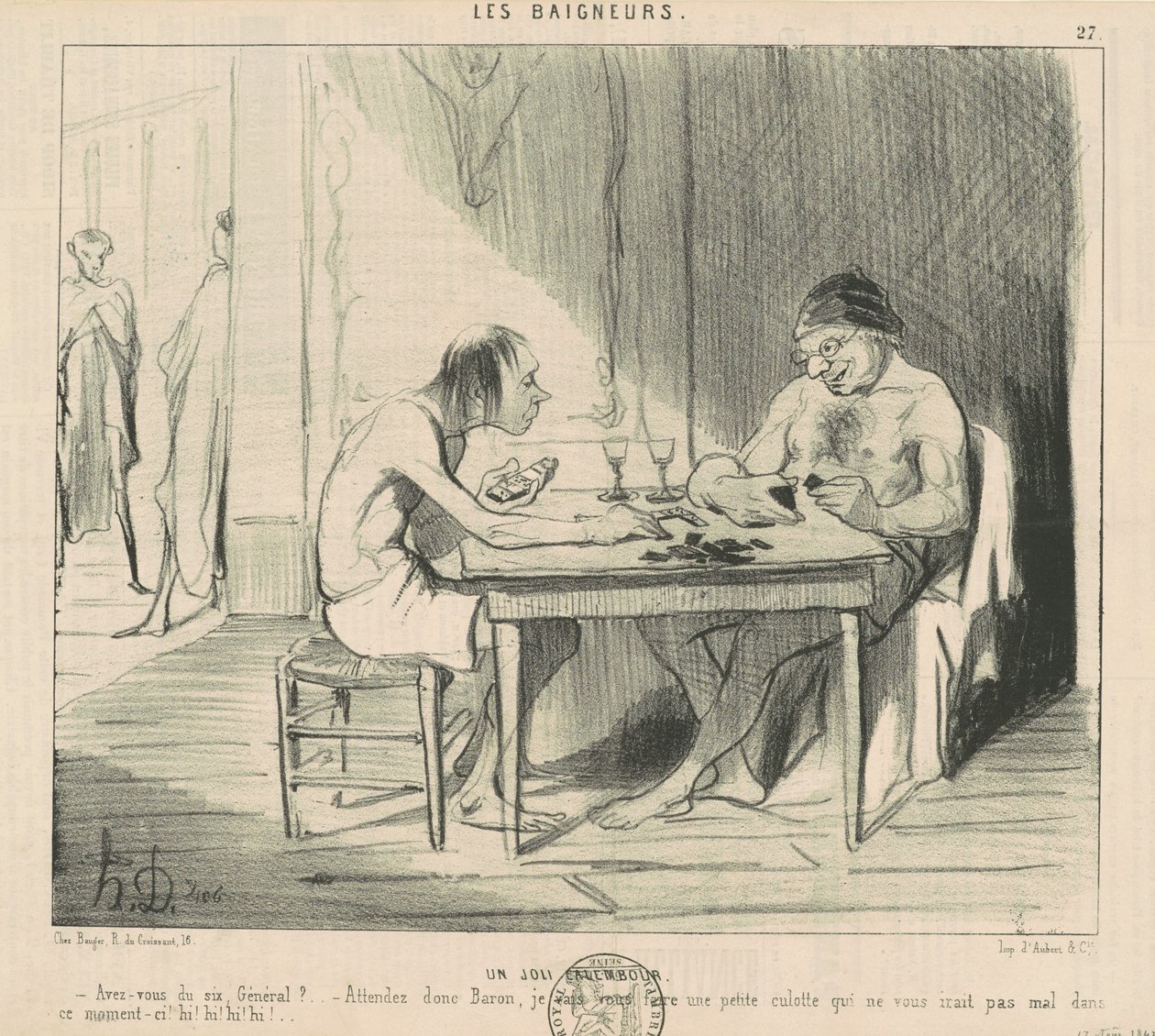 Hieno sanaleikki tekijältä Honoré Daumier