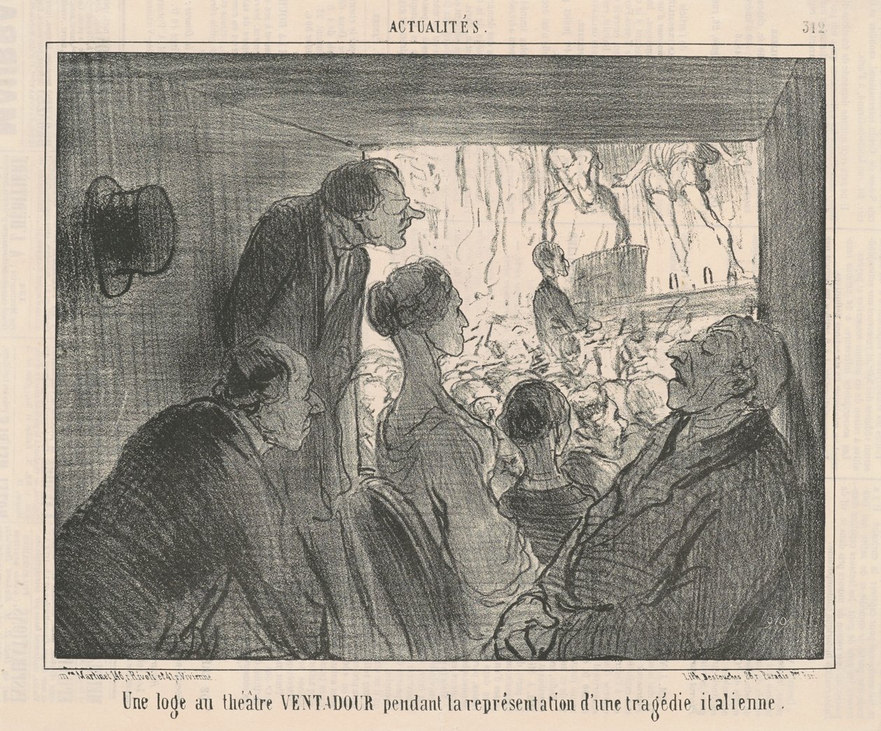VENTADOR ਥੀਏਟਰ ਵਿੱਚ ਇੱਕ ਬਾਕਸ...ਫਿਨਿਸ਼ tekijältä Honoré Daumier