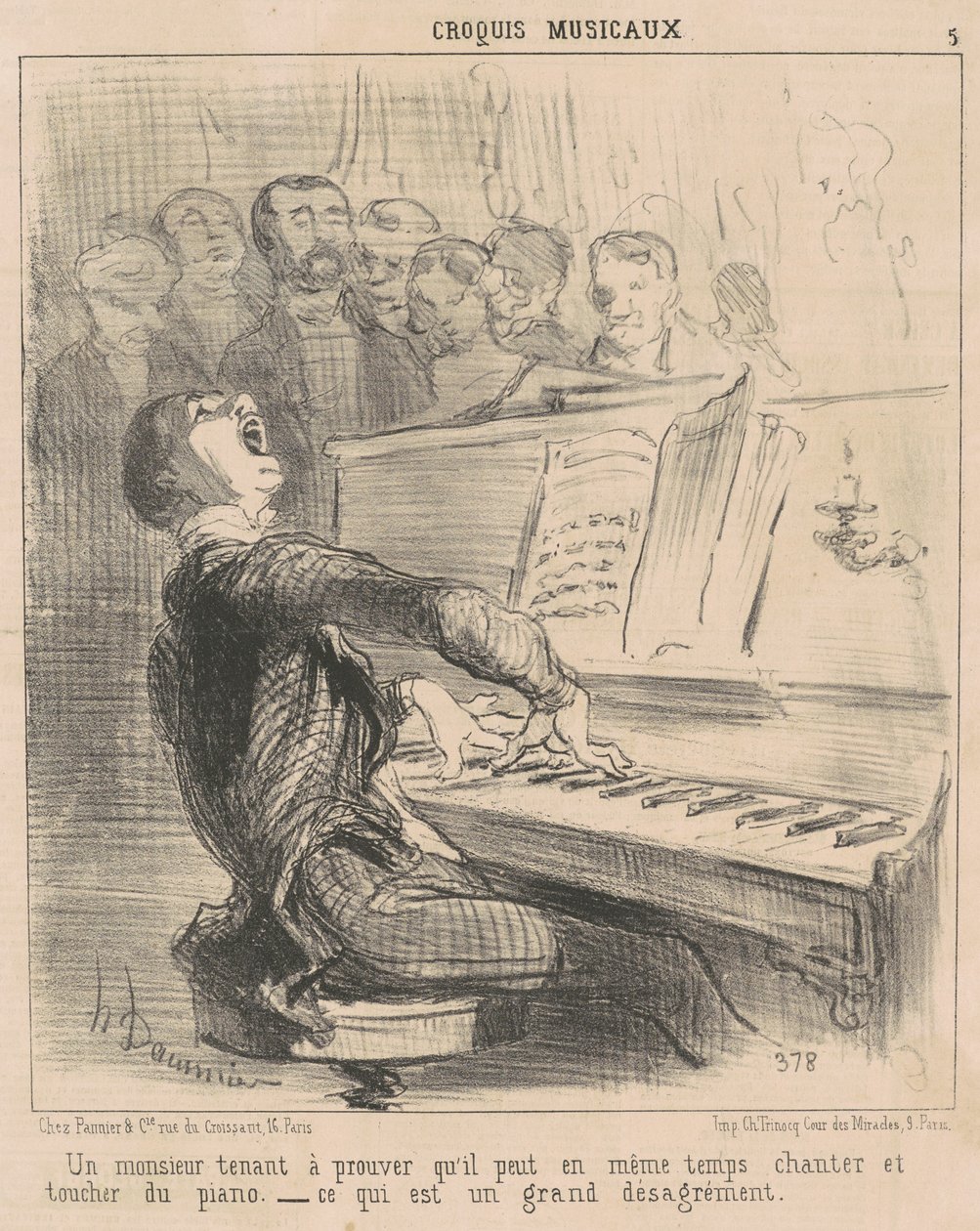 Herrasmies, joka haluaa todistaa pystyvänsä... tekijältä Honoré Daumier