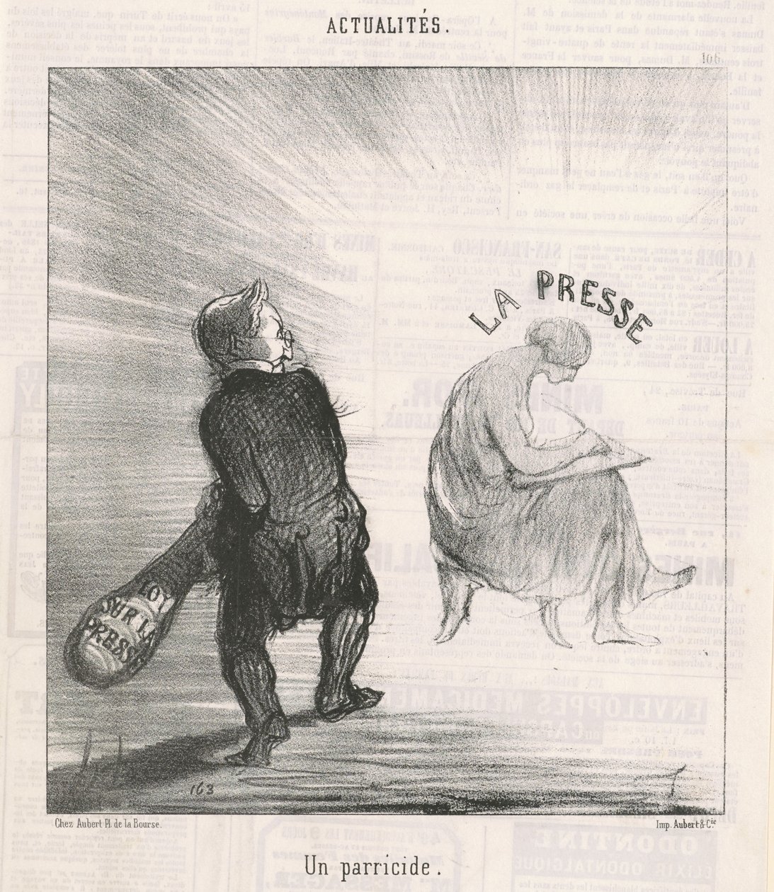 murhaaja tekijältä Honoré Daumier