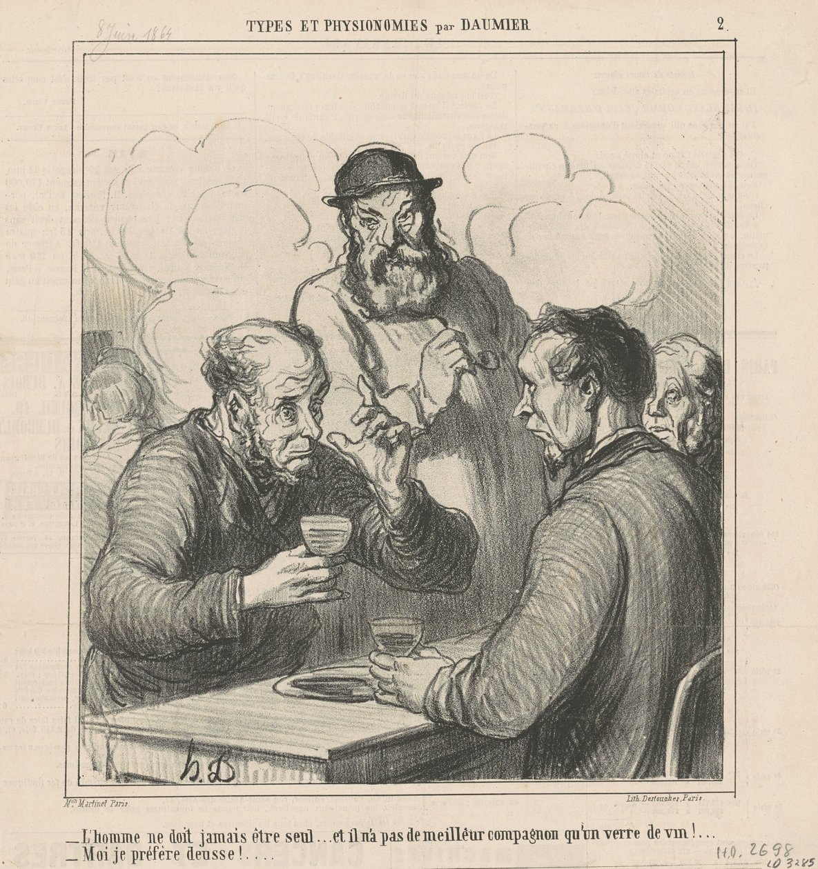 Filosofi tekijältä Honoré Daumier