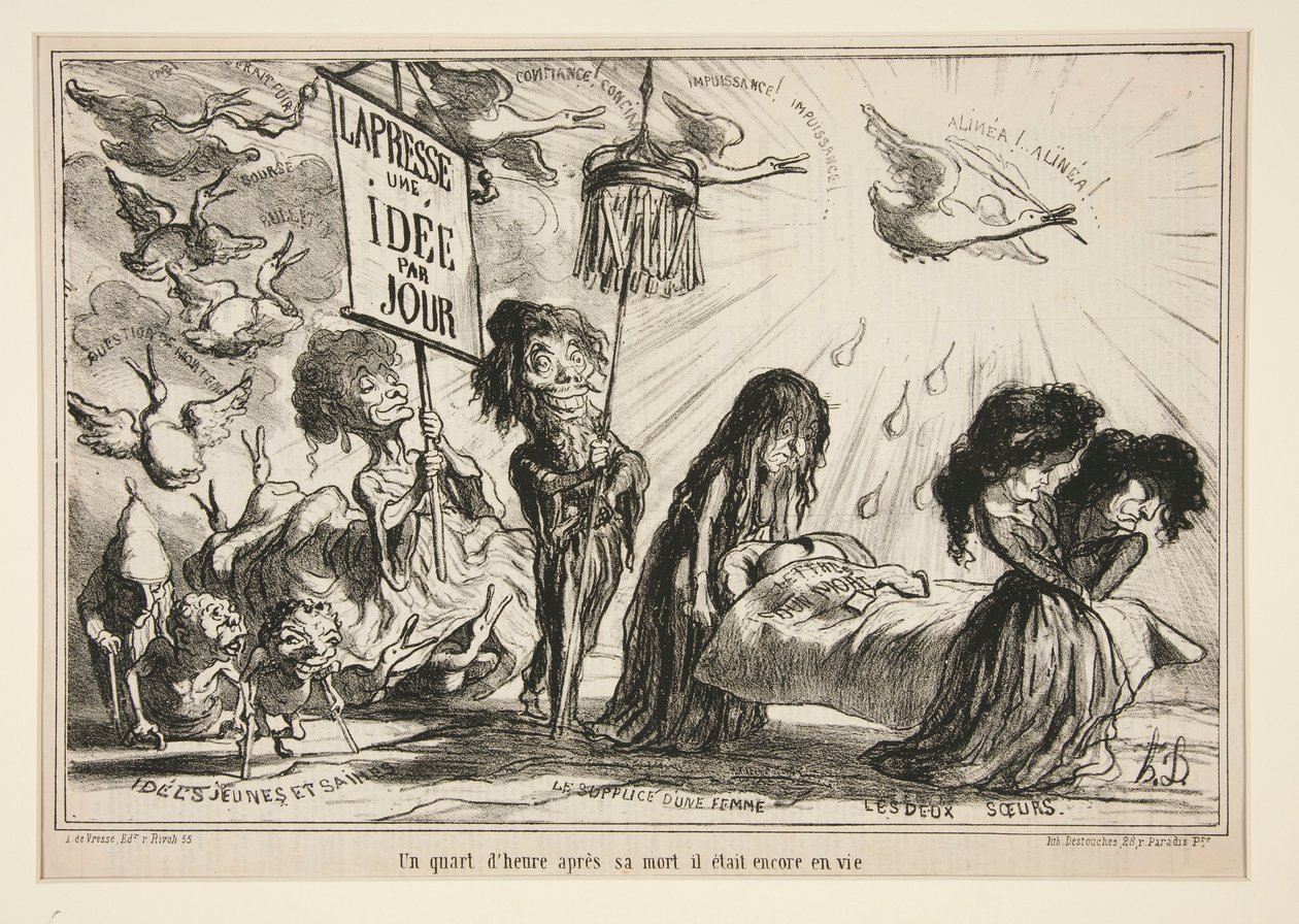 Neljännesosa tekijältä Honoré Daumier