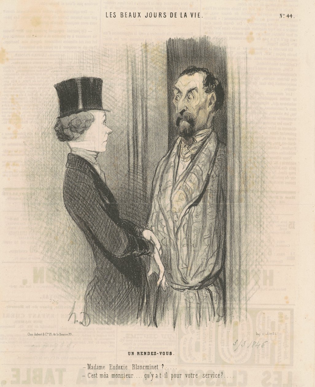 tapaaminen tekijältä Honoré Daumier