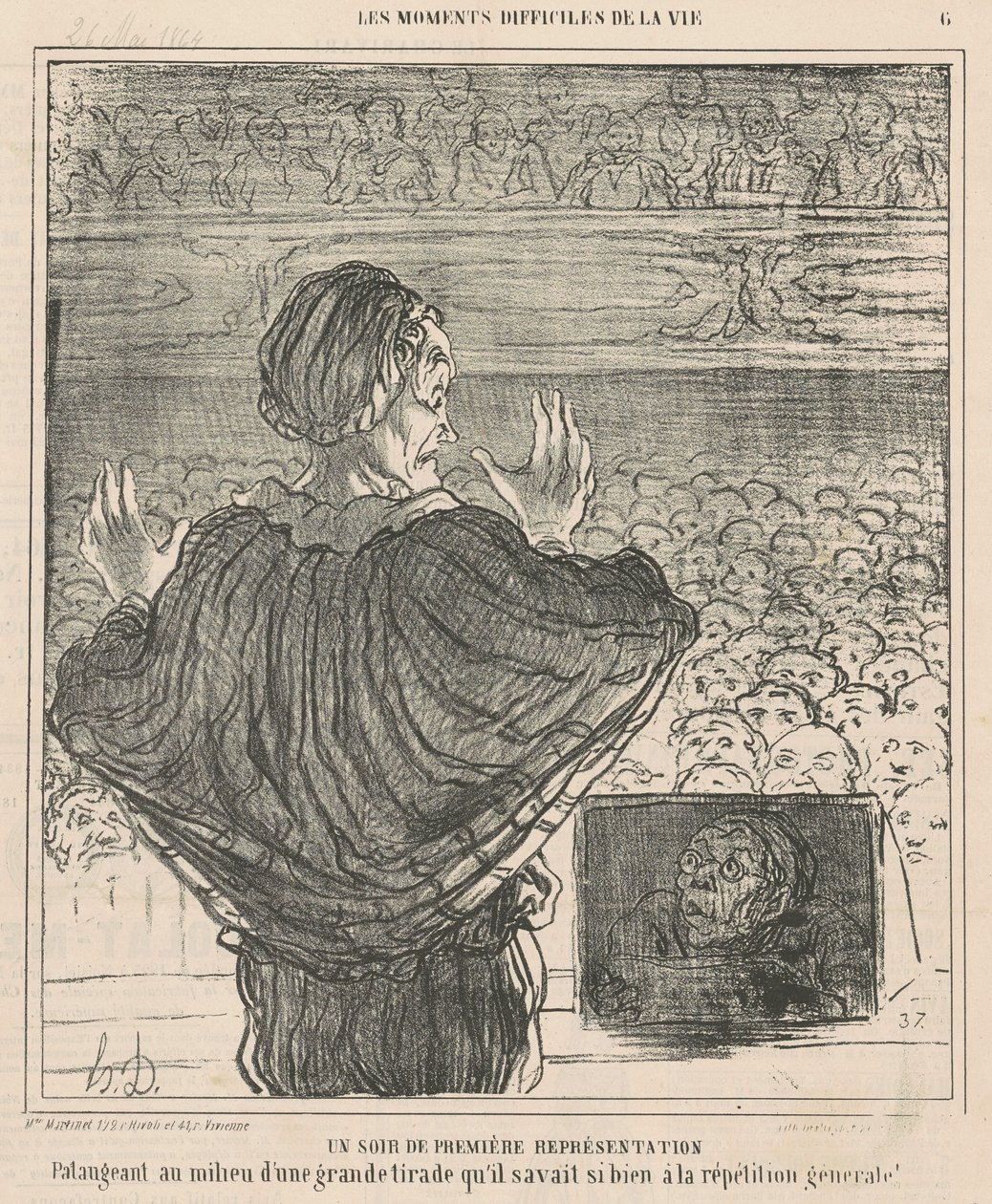 Ensimmäinen esiintymisilta tekijältä Honoré Daumier