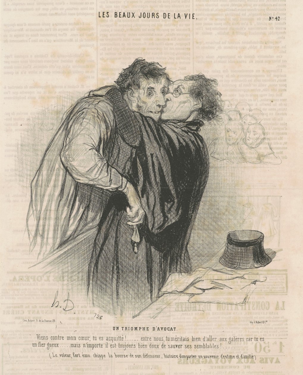 Asianajajan voitto tekijältä Honoré Daumier