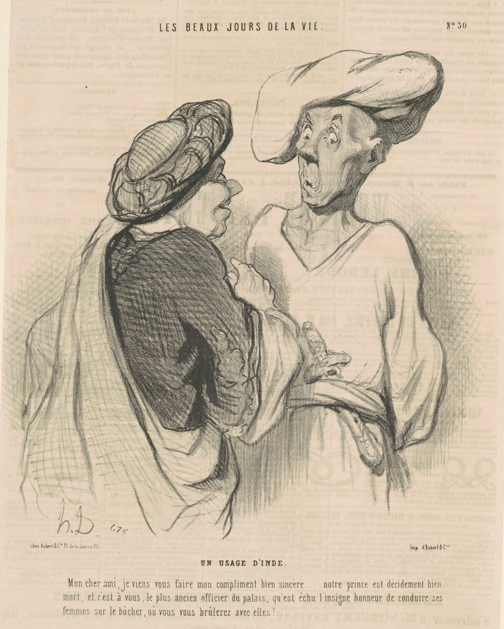 Intiasta peräisin oleva tapa tekijältä Honoré Daumier