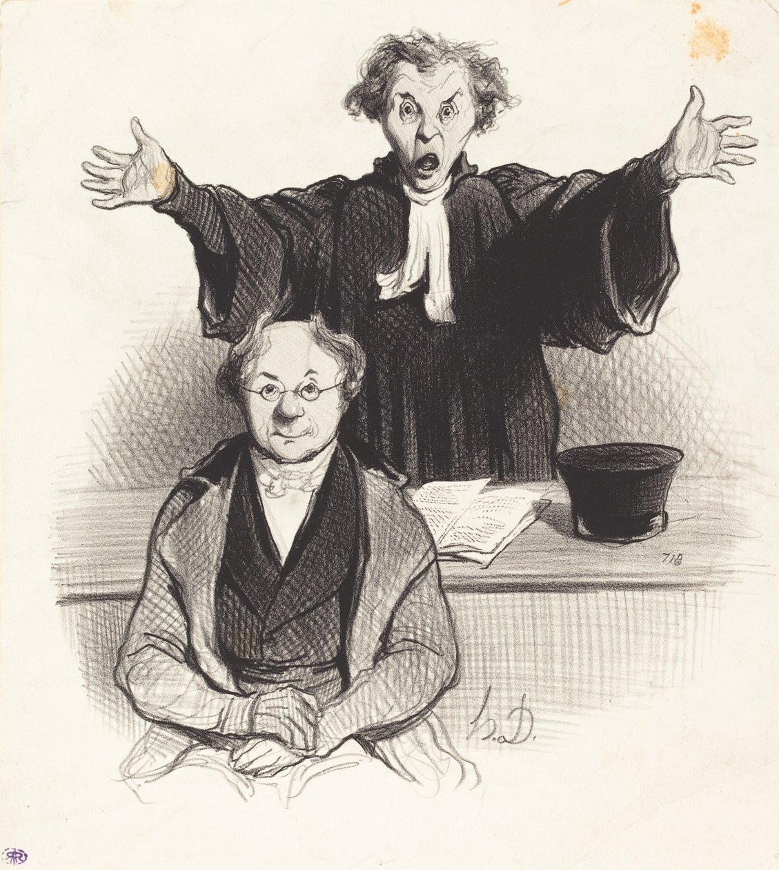 Eropyyntö tekijältä Honoré Daumier