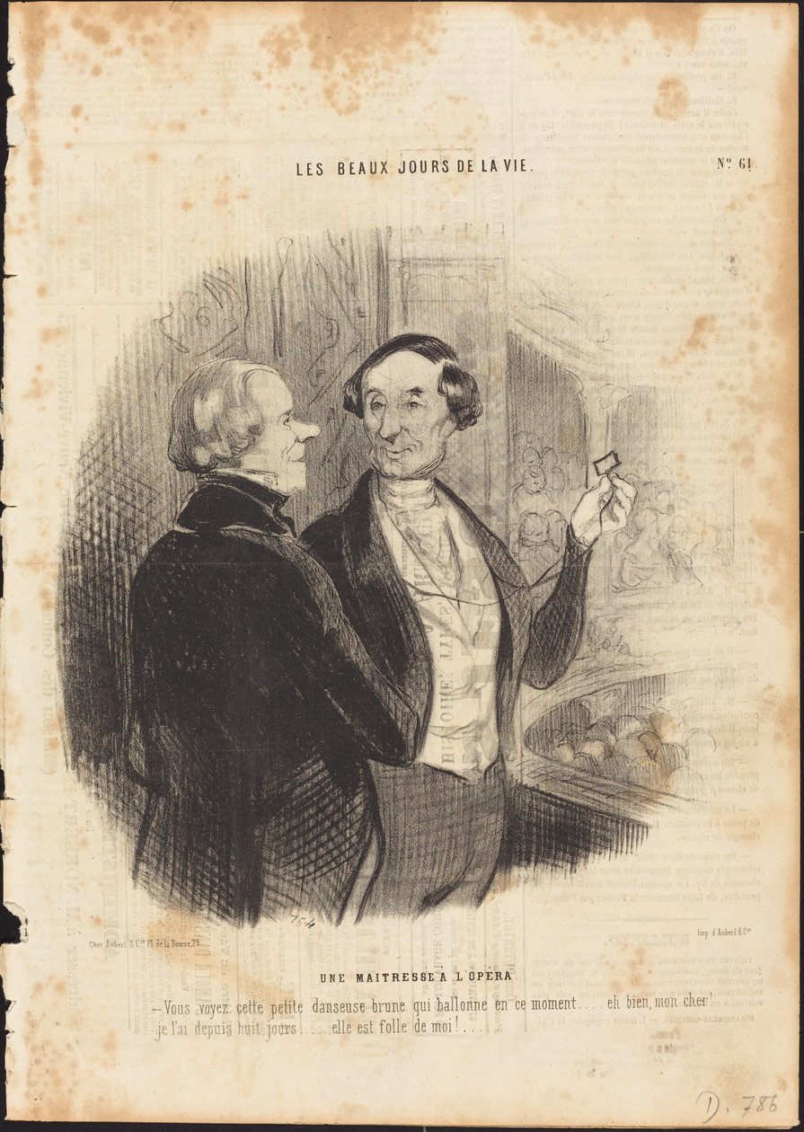 Oopperan emäntä tekijältä Honoré Daumier