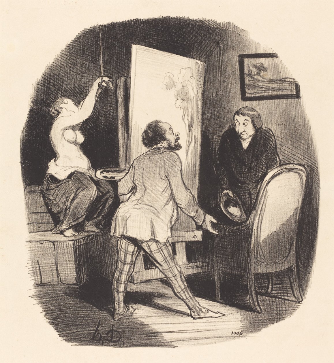 Vaikea asema tekijältä Honoré Daumier