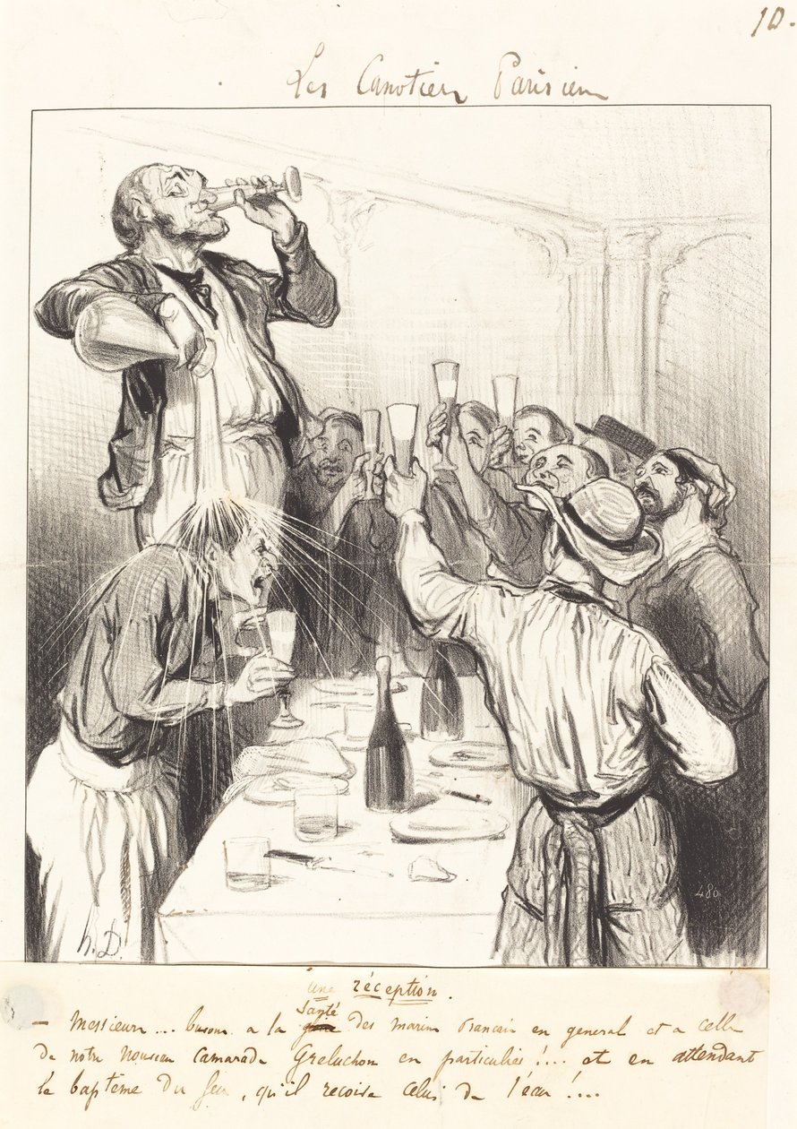 Vastaanotto tekijältä Honoré Daumier