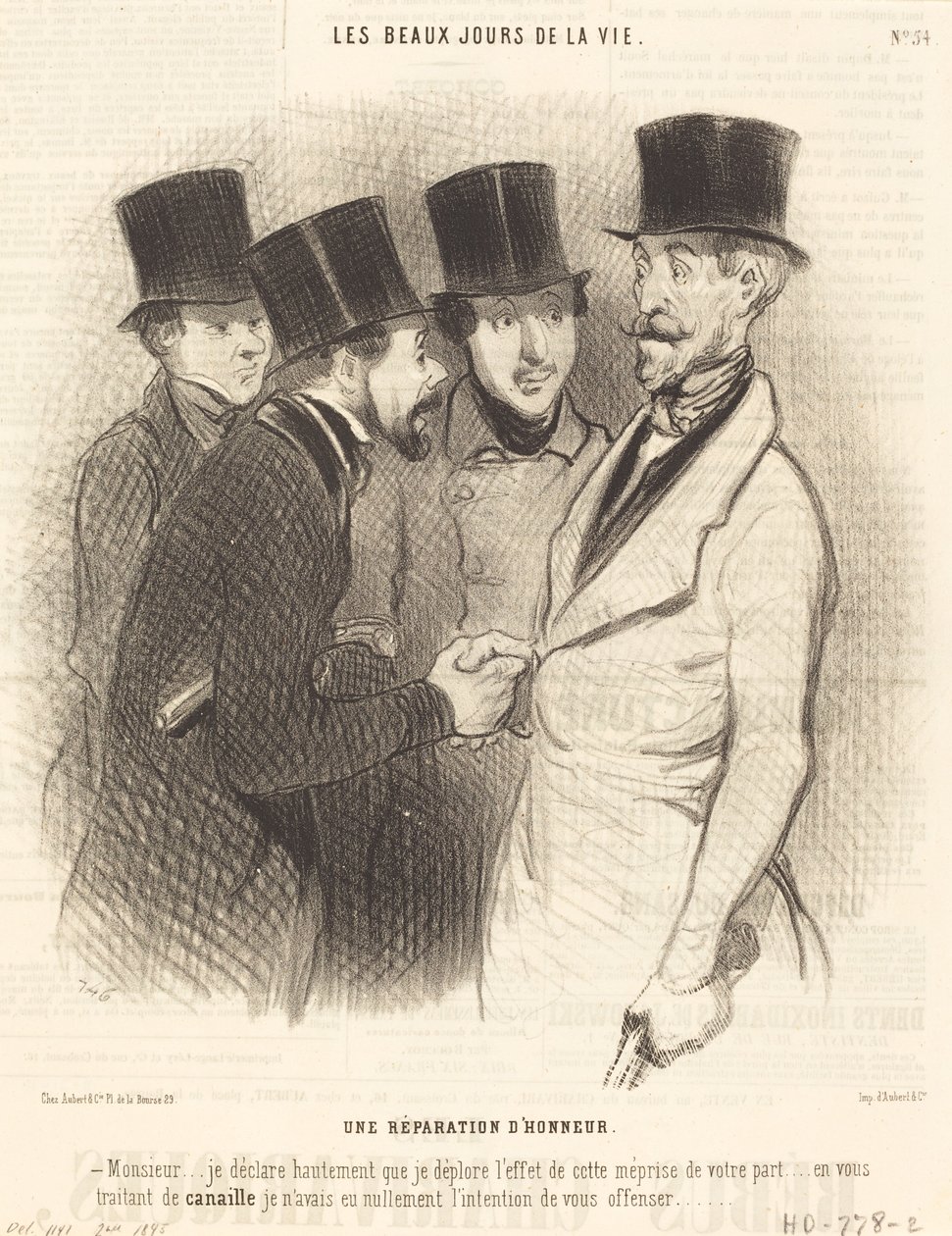 Kunniakorvaus tekijältä Honoré Daumier