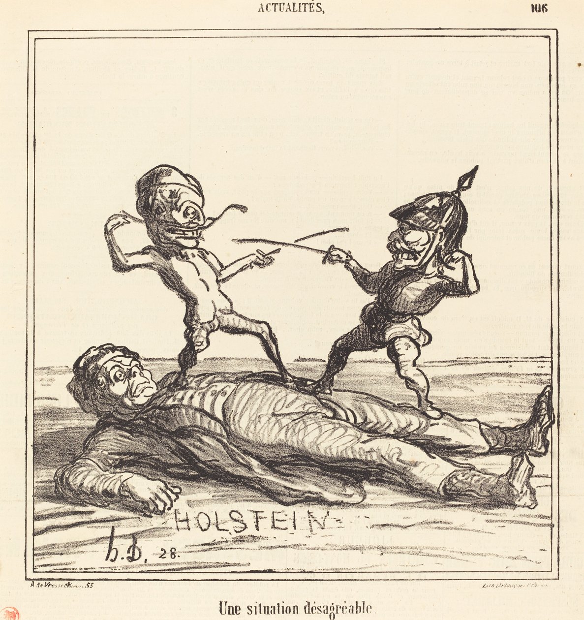 Epämiellyttävä Tilanne tekijältä Honoré Daumier