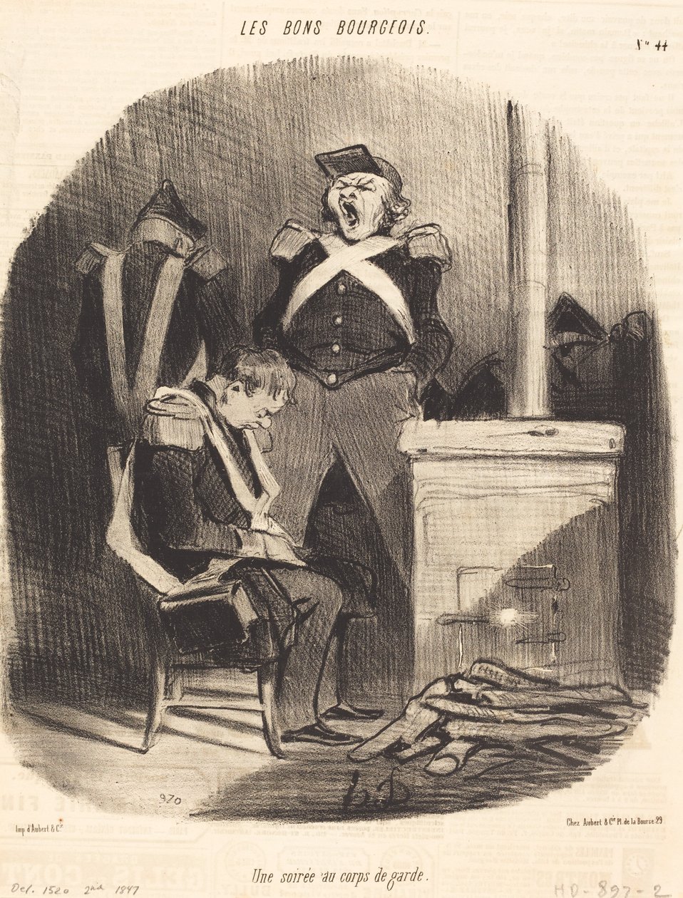 Ilta vartiotalossa tekijältä Honoré Daumier