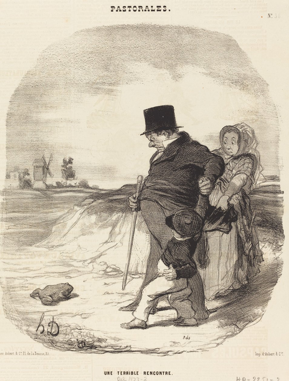 Kamala kohtaaminen tekijältä Honoré Daumier