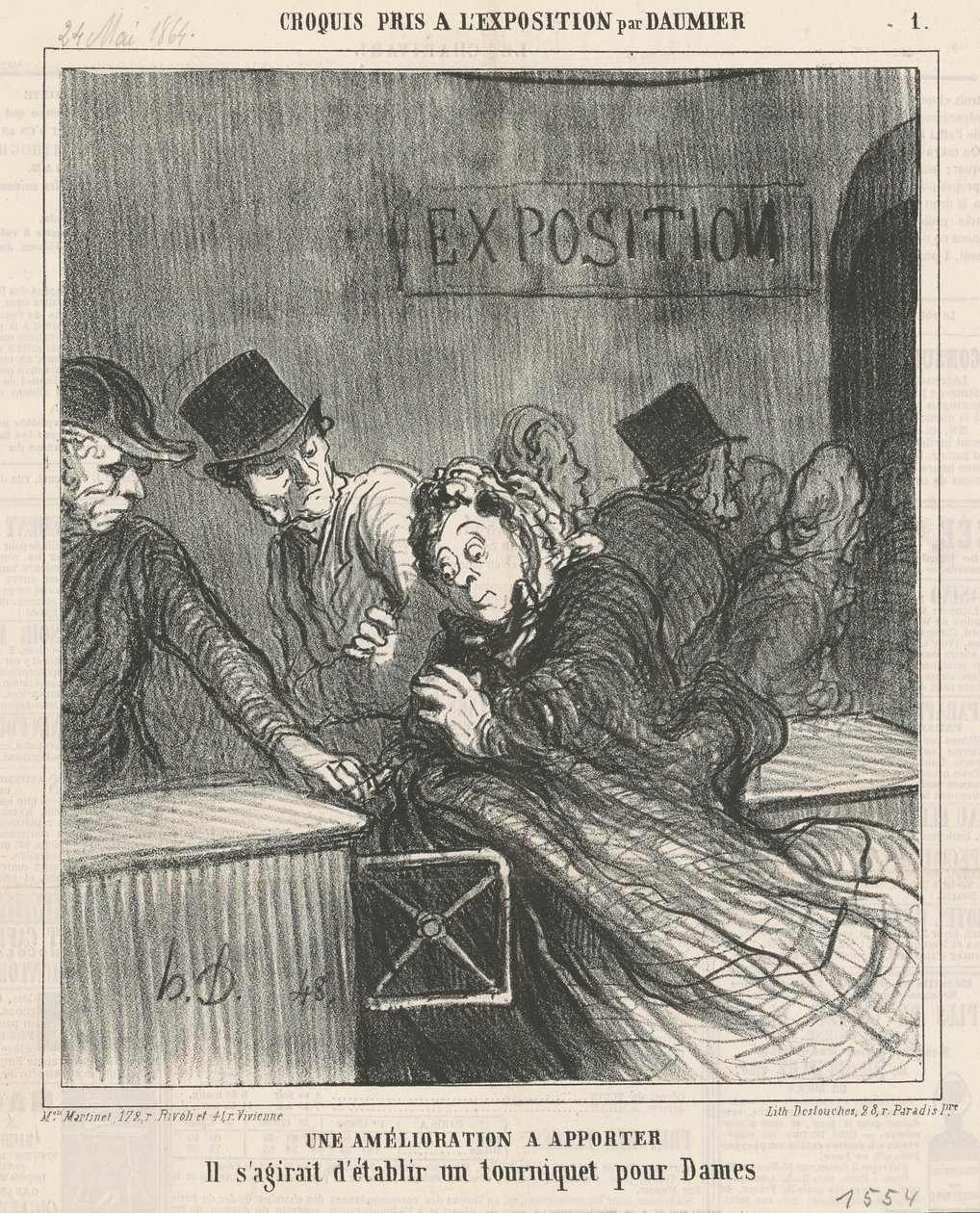 Tehtävä parannus tekijältä Honoré Daumier