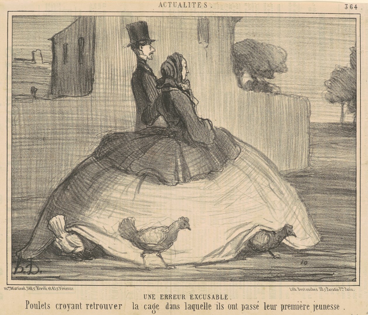 Anteeksiantava virhe tekijältä Honoré Daumier