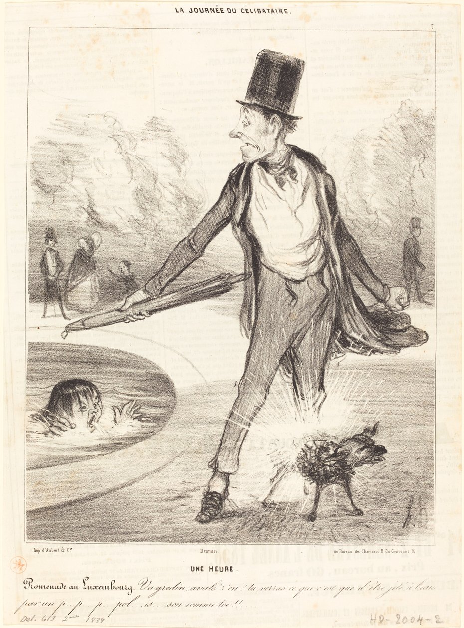 Yksi tunti - Kävele Luxemburgissa tekijältä Honoré Daumier