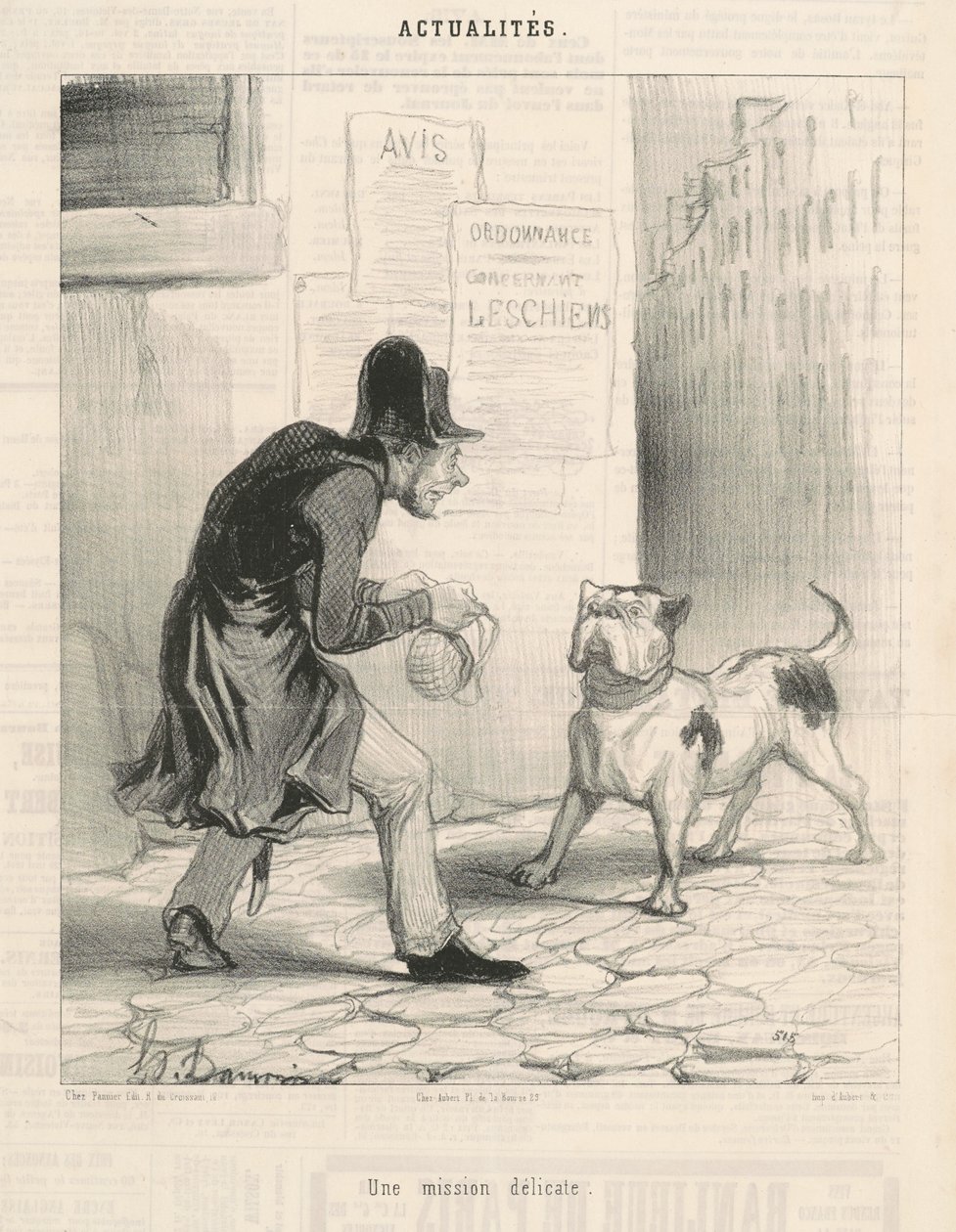 Herkkä tehtävä tekijältä Honoré Daumier