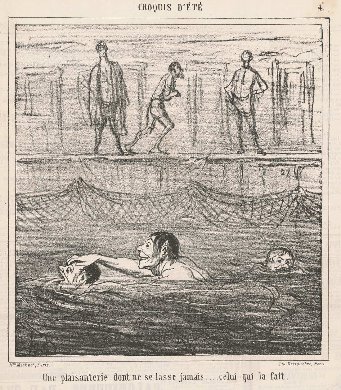 Vitsi, johon ei koskaan kyllästy... tekijältä Honoré Daumier