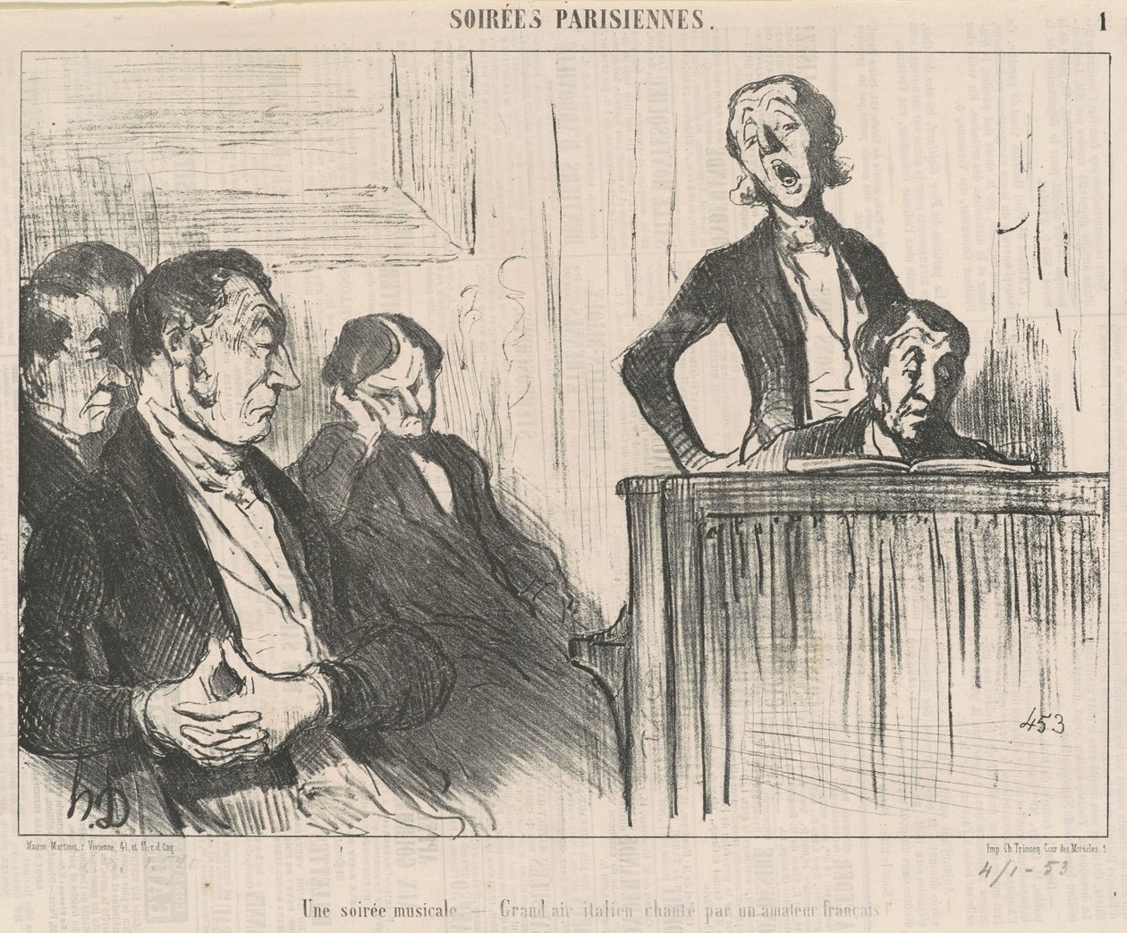 Musiikki-ilta tekijältä Honoré Daumier