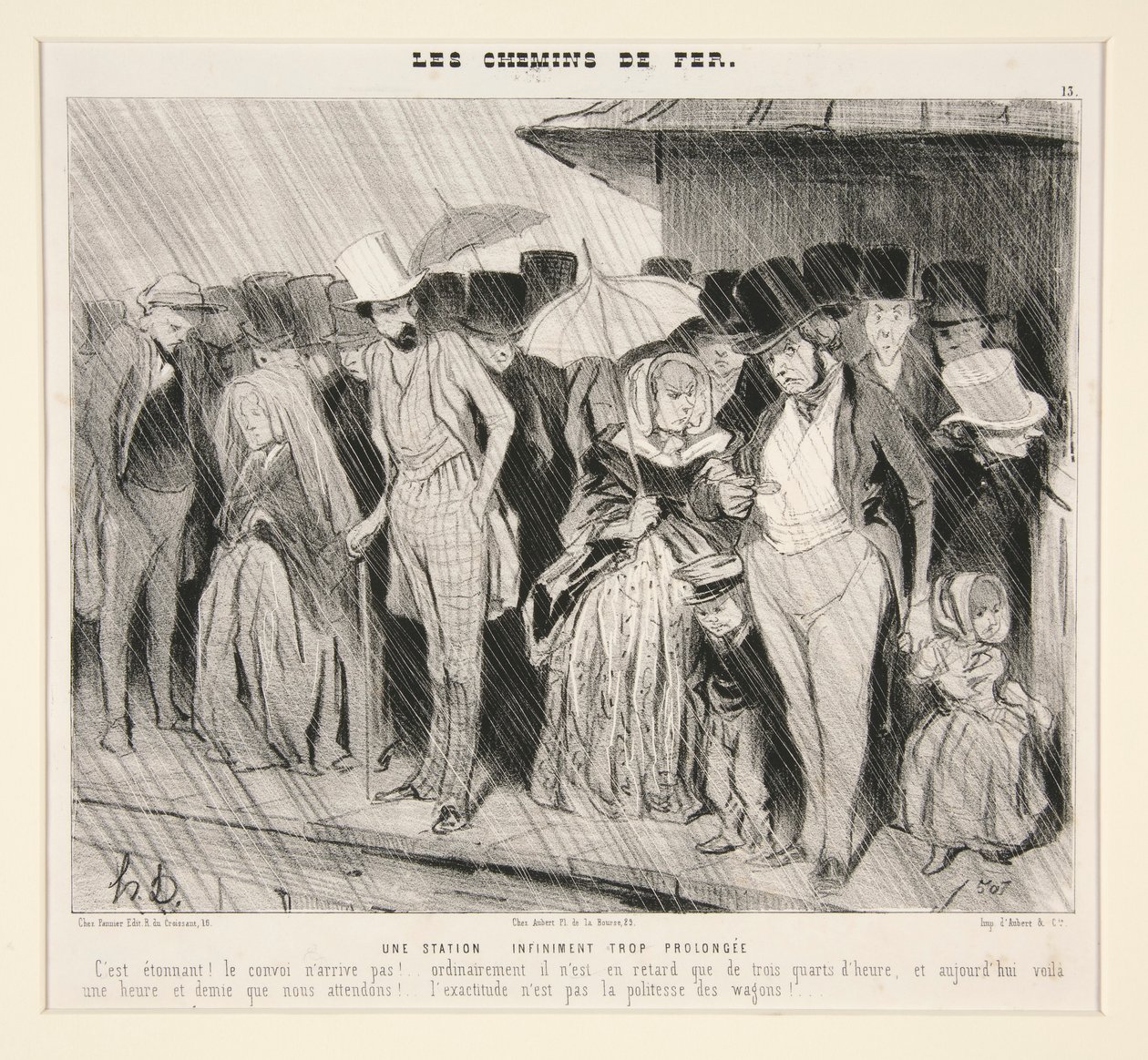 Äärimmäisen liian pitkä asema: C tekijältä Honoré Daumier