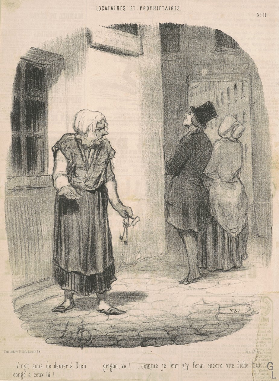 Kaksikymmentä penniä Jumalalle... tekijältä Honoré Daumier