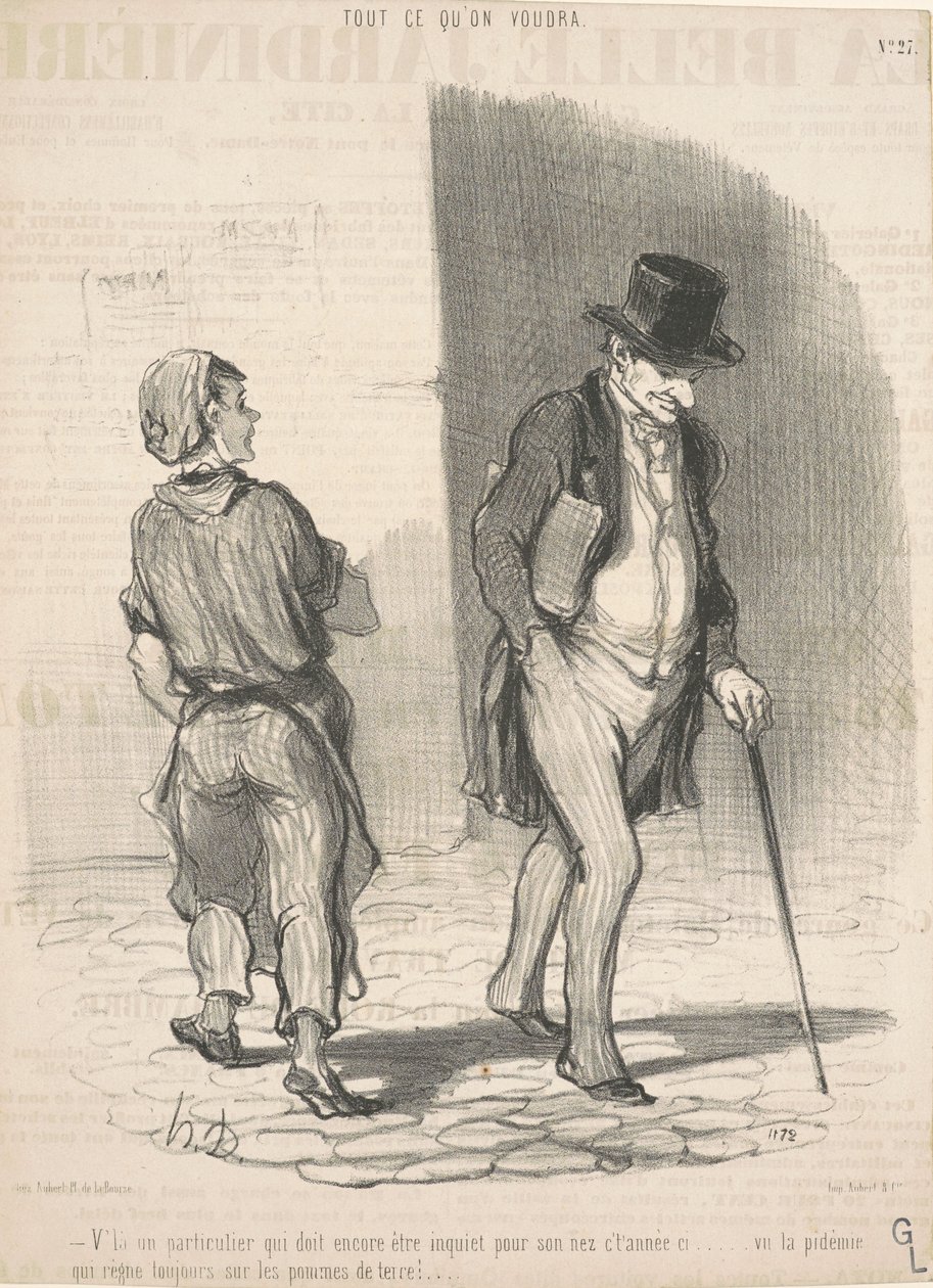 Tässä on yksi henkilö, jonka täytyy olla huolissaan... tekijältä Honoré Daumier