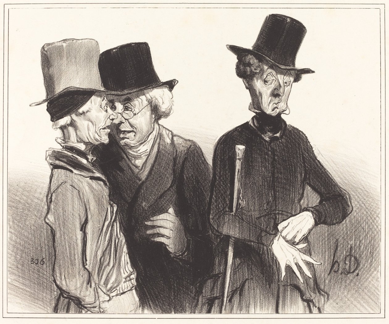 Täällä on! sinusta tuli eläkeläinen, minusta lääkäri, hänestä... tekijältä Honoré Daumier