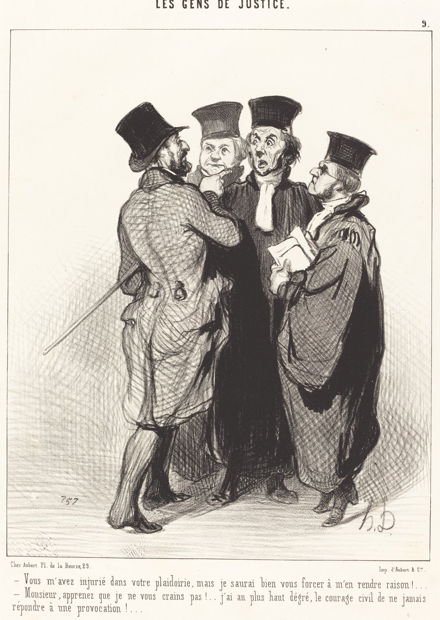 Loukkasit minua anomisessasi... tekijältä Honoré Daumier