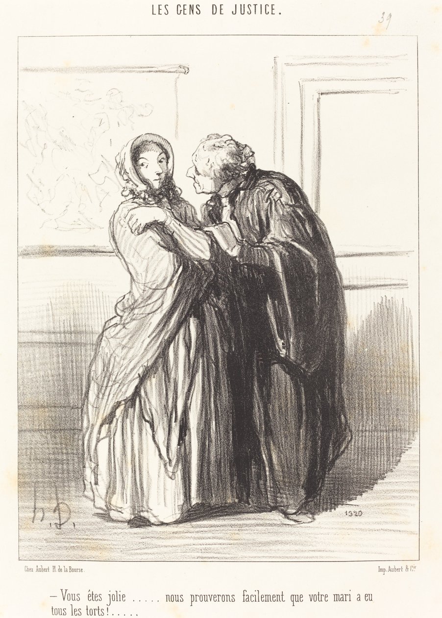 Sinä olet kaunis... tekijältä Honoré Daumier