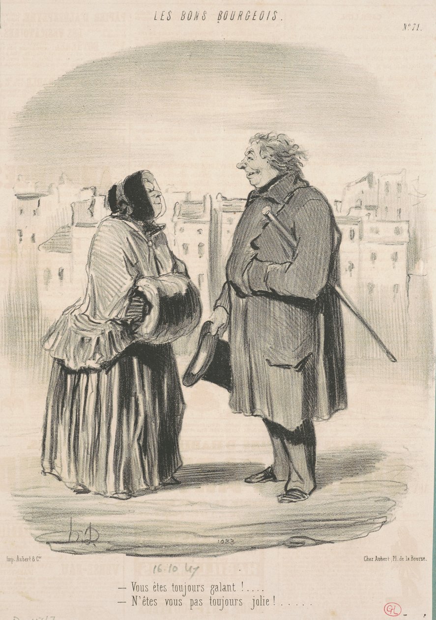 Olet aina urhoollinen! ... tekijältä Honoré Daumier